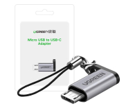 UGREEN US28 Adapter micro USB do USB-C - 1256862 - zdjęcie 1